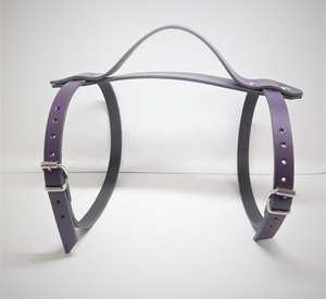 Indian Handmade Genuine Leather Blanket Carrier with Heavy Duty Steel <b>Buckle</b> Premium Blanket Belt Leather <b>Strap</b> - Product Image 2