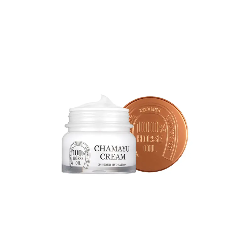 Korean Skin Care Product Lycoris Chamayu Moisrturizing Cream Lotion 30ml 24 Hour Hydration & Wrinkle Improvement Horse Oil