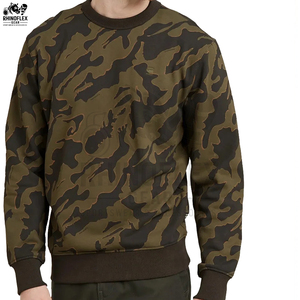 Diseña Tu Ropa, Prendas Básicas Transpirables, Mezcla de Algodón, Sudaderas de Camuflaje para Hombre, Elegantes, Cálidas para Invierno, Casuales, de Manga Larga - Product Image 2