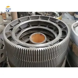 Factory Customized Size 200mm-3000mm Girth Gear Heavy Duty Large Cement Mixer Ring Gear Rotary Dryer Gear Ring For Drawing