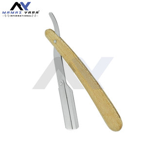 Navaja de Afeitar Profesional para Barbería, Navaja de Afeitar con Bloqueo Oscilante, Mango de Madera de Color Personalizado, Navaja de Barbero Profesional - Product Image 6