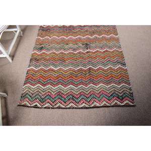 Alfombra Vintage de 3.8x5.3 pies, Alfombra Turca, Alfombra Oriental de Lana Roja y Azul - Product Image 5