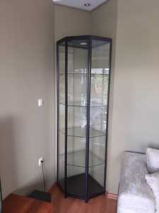 Diseño moderno, torre hexagonal geométrica, vitrinas de cristal, marco de aluminio independiente, vitrinas de esquina para vitrinas - Product Image 5