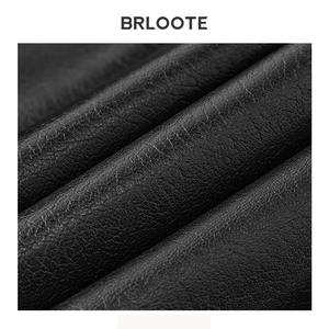 <b>Down</b> Leather Men's <b>Duck</b> <b>Down</b> Warm Vintage Motorcycle Leather <b>Jacket</b> Men's Coat Stand Collar Short Autumn Wear - Product Image 2