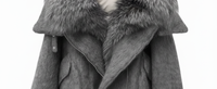 Veste en laine d'oie réversible pour femme, chaude, écologique, imperméable, coupe-vent, respirante, séchage rapide, avec pompons en fourrure et fermetures éclair