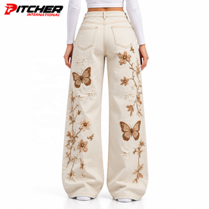 Proveedor de Jeans de Mezclilla Personalizados para Mujer, para Minoristas de Marca Privada, Bajo MOQ, Producción en Fábrica al por Mayor - Product Image 3