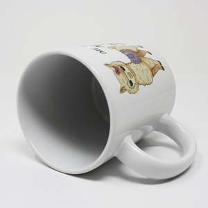 Taza de Alpaca de Febrero, Linda Taza de Cerámica con Diseño 3D de Animal, Apta para Lavavajillas y Microondas, con Tapa, para Regalos - Product Image 2
