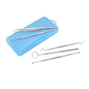 Kit de Cuidado Bucal Profesional SKY BLUE, 5 Piezas, Kit de Herramientas Dentales de Acero Inoxidable, Set de Higiene Dental 2026 - Product Image 3
