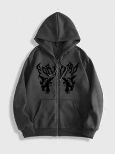 เสื้อสเวตเตอร์ระบายอากาศผ้าฝ้ายเปล่าไซส์ใหญ่พิเศษเสื้อมีฮู้ดโลโก้ตามสั่งทำจากเส้นใยโพลีเอสเตอร์แฟชั่น - Product Image 1