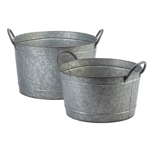 Galvanized Planters With <b>Hook</b> New Look Metal Flower Pots And Planters In Wholesale Price New Latest <b>Garden</b> Planters - Product Image 2