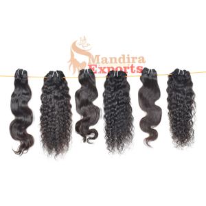 Vente en gros d'extensions de cheveux vierges non transformés crépus bouclés naturels 100% Double trame Machine Temple cheveux humains vietnamiens - Product Image 2