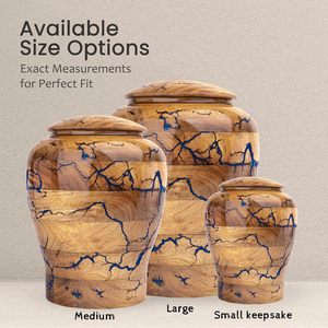 Urnas de relámpago hechas a mano para cenizas humanas, urna conmemorativa para mascotas de perro y gato de resina para hombre y mujer adulta - Product Image 6