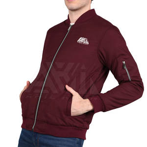Sudadera con capucha bordada para hombre, chaqueta informal con cremallera, bordado de logotipo personalizado, OEM, ODM - Product Image 3