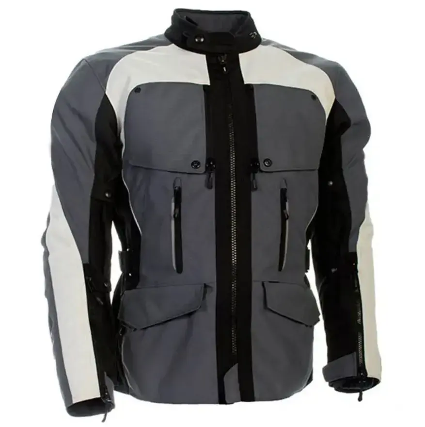 Latest Design Waterproof & Breathable Motorcycle Men's Jackets With CE Approved Outer Shoulder Cover Protections For Men Riding