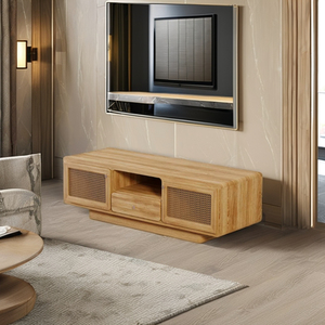 ไม้สัก100% การออกแบบที่เรียบง่ายอินโดนีเซียทำขาตั้งทีวีสำหรับเฟอร์นิเจอร์อพาร์ทเมนต์และเฟอร์นิเจอร์ในร่ม - Product Image 1