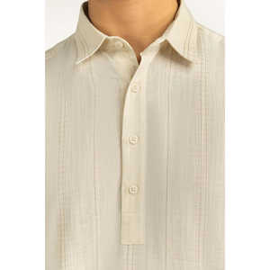 Chemises décontractées pour hommes 100 % coton popeline respirant, adaptées au monde des affaires, avec col montant et fermeture boutonnée, fourniture ODM - Product Image 3