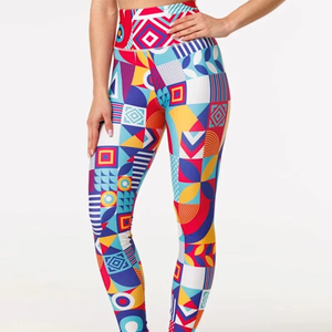 Pantalones de compresión sin costuras para mujer, de cintura alta, elásticos, para entrenamiento, running y actividades al aire libre. - Product Image 1