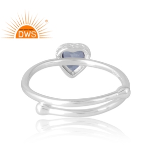 Anillo de piedras preciosas de amatista Rosa natural de Plata de Ley 925 más vendido, fabricante de joyería personalizada - Product Image 2