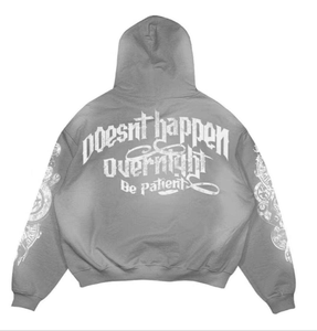 Sudadera con capucha de lavado ácido Vintage personalizada para hombre, sudadera deportiva de algodón pesado, decoración de logotipo de alta calidad, nuevo nailon de viaje - Product Image 2