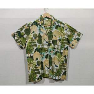 Ropa de dormir india con pantalla impresa a mano, 100% de algodón traje de noche, conjunto de Pijama corto estampado, venta al por mayor - Product Image 2