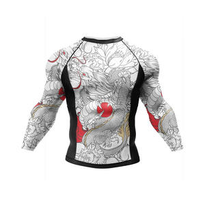 Vêtements de sport pour hommes de haute qualité fabricant de protège-éruptions MMA fait t-shirt par sublimation d'impression 3d - Product Image 6