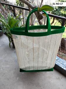 Sustainable Custom Woven Plant <b>Basket</b> with Cotton <b>Rope</b> Handles Home Decor Bag with Wholesale Discount Use As a Bag - Product Image 5