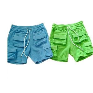 Wholesale 100% Cotton <b>Men's</b> Shorts Plus Size Casual Short <b>Pant</b> with Pocket Streetwear Style Cargo Sweat shorts - Product Image 2