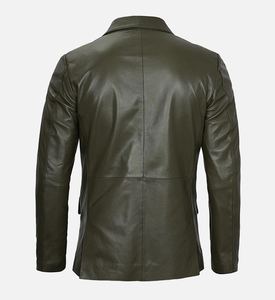 Veste en cuir à capuche personnalisée de haute qualité pour hommes Meilleur prix Veste en cuir de mode fabriquée au Pakistan - Product Image 5