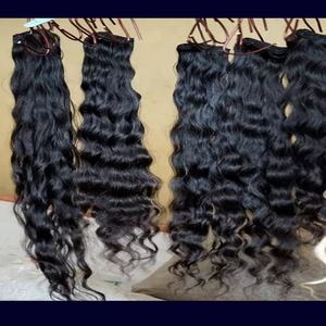 Style naturel de vague d'extensions de cheveux vierges non transformés en vrac de temple indien avec toutes les textures disponibilité en gros - Product Image 4