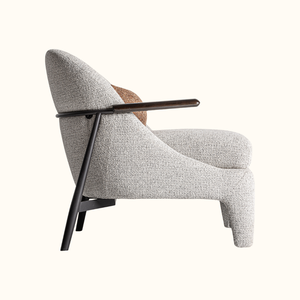 Sillón Reclinable Kiky Home Furniture, de Lujo, Ergonómico, Ecológico, con Marco de Madera, Relleno de Espuma, Diseño Minimalista para Sala de Estar - Product Image 4