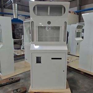 Gabinete de seguridad mejorada Soporte de panel de pantalla táctil duradero Ranuras de montaje periférico para fabricación de chapa metálica de hardware interno - Product Image 1