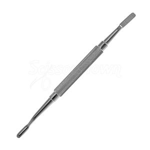 Lime à os de précision à double extrémité 7 pouces 6mm et 5mm à angle droit en acier inoxydable os chirurgical orthopédique - Product Image 2