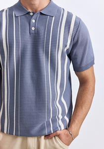 Camiseta de Cuello Alto Personalizada con Logotipo de Tu Propia Marca, Manga Corta, Poliéster/Algodón, Transpirable, Ecológica, de Secado Rápido, para Hombre, para Actividades al Aire Libre - Product Image 4