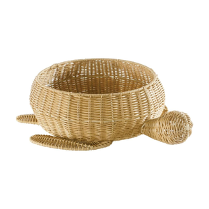 Best Price Eco-friendly Rattan Turtle Toys Basket Handwicker Storage Baskets for Kids Home Decor Organizer from Vietnam - Product Image 1