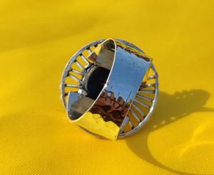 925 Sterling Silver Classic Fine Wedding Engagement <b>Ring</b> <b>Lapis</b> <b>Lazuli</b> Gemstone Party Jewelry Anniversary Gift Wholesale Jewelry - Product Image 2