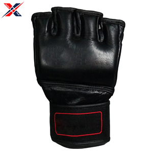 En un color negro sólido Tarifa al por mayor Calidad Premium Mejor proveedor Protección de Palma Use guantes de entrenamiento MMA - Product Image 2