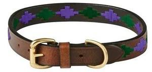 Divine International Collar de perro de cuero personalizado Estilo Polo Diseño clásico duradero y lujoso en varios tamaños y colores - Product Image 2