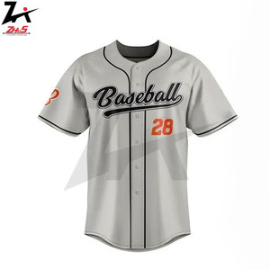 ชุดเบสบอลสำหรับเล่นกีฬาที่มีชื่อและหมายเลขทีมสปิริต - Product Image 2