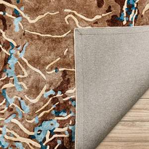 New Arrival Luxury Modern Design Hand Tufted <b>Charcoal</b> Wool Flooring <b>Rugs</b> Plush Pile Height Area <b>Rugs</b> Sets Bulk Exported India - Product Image 4