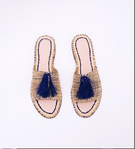 Bohemian Raffia Sandals-Zapatos de Playa Tejidos a Mano para Mujer - Product Image 2