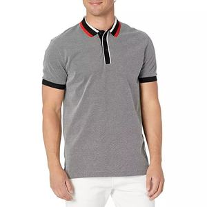 เสื้อโปโลแขนสั้นคอตตอนถัก100% ใส่สบายเสื้อโปโลสำหรับเล่นกอล์ฟของผู้ชายดีไซน์ล่าสุด - Product Image 5