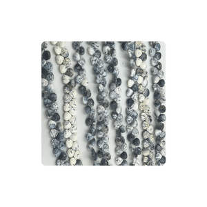 Perles de briolette en opale dendrite naturelle taille personnalisée, forme cœur facettée, 7 mm, environ 8 pouces de long. - Product Image 1