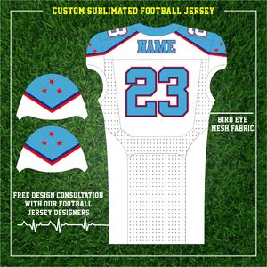 Ensemble de football américain professionnel de qualité supérieure avec broderie et numéros chromés, respirant, séchage rapide, antibactérien - Product Image 3