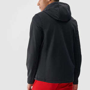 Vestes de randonnée d'extérieur avec logo personnalisé Veste Softshell d'extérieur coupe-vent imperméable OEM de haute qualité pour hommes - Product Image 3