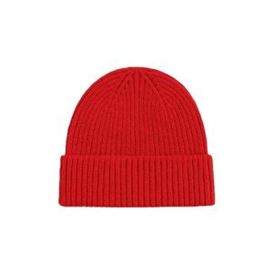 หมวกบีนนี่ขนแกะเมอริโน่ถักแบบ100% โลโก้ถักออกแบบได้ตามที่ต้องการสำหรับผู้ชายผู้หญิงฤดูหนาว - Product Image 4