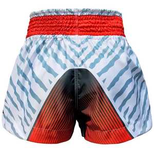 Pantalones Cortos de Muay Thai Hechos a Medida de Alta Calidad, Nuevo Diseño, Satén Sólido Estampado para Boxeo Profesional y Uso en Gimnasio - Product Image 5