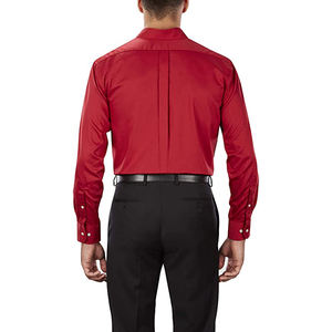 Chemise habillée pour homme grande taille 6XL, coupe classique, en coton sergé, avec col boutonné uni, séchage rapide, impression numérique - Product Image 2