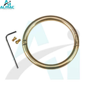 ALMAC Anneau de nez de taureau en laiton anti-corrosion avec clé hexagonale parfait pour les opérations laitières et bovins de boucherie CE approuvé - Product Image 1