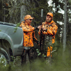 Haute qualité chasse formation costume hommes à manches longues haut pantalon entièrement couvrir extérieur tactique chasse costume prix de gros - Product Image 4