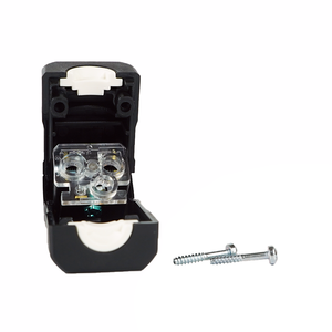 Prise électrique en nylon compatible Hubbell J-910, mise à la terre, NEMA 5-15, 15A, 125V, coque en forme de palourde, montage mural, protection IP20, UL498 - Product Image 4